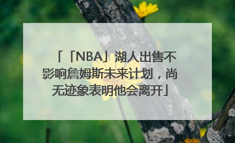 「NBA」湖人出售不影响詹姆斯未来计划，尚无迹象表明他会离开