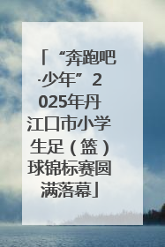 “奔跑吧·少年”2025年丹江口市小学生足（篮）球锦标赛圆满落幕