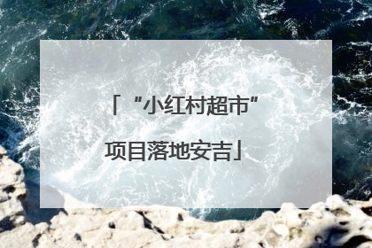“小红村超市”项目落地安吉