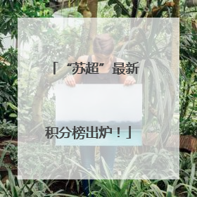 “苏超”最新积分榜出炉！