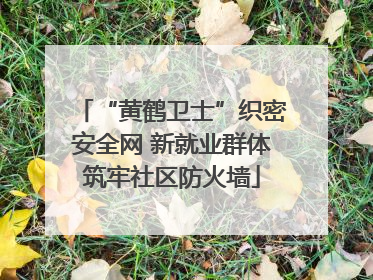 “黄鹤卫士”织密安全网 新就业群体筑牢社区防火墙