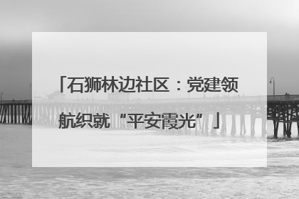 石狮林边社区：党建领航织就“平安霞光”