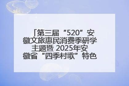 第三届“520”安徽文旅惠民消费季研学主题暨 2025年安徽省“四季村歌”特色展演燃动池州
