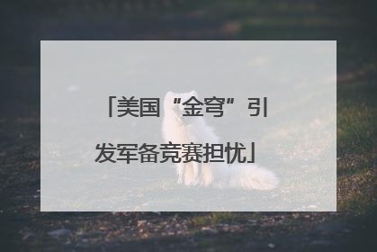 美国“金穹”引发军备竞赛担忧