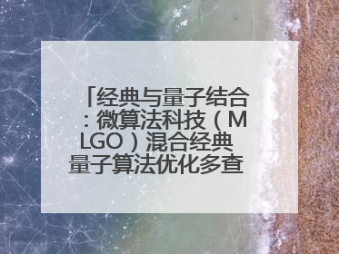 经典与量子结合：微算法科技（MLGO）混合经典量子算法优化多查询问题