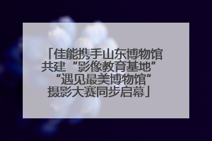 佳能携手山东博物馆共建“影像教育基地” “遇见最美博物馆”摄影大赛同步启幕