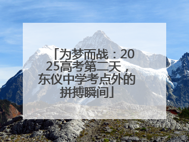 为梦而战：2025高考第二天，东仪中学考点外的拼搏瞬间
