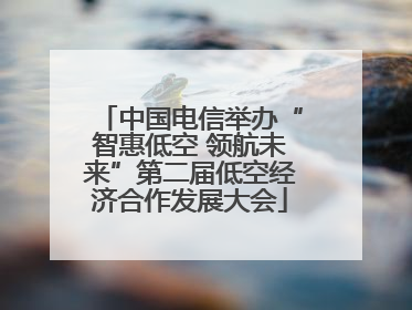 中国电信举办“智惠低空 领航未来”第二届低空经济合作发展大会