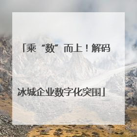 乘“数”而上！解码冰城企业数字化突围