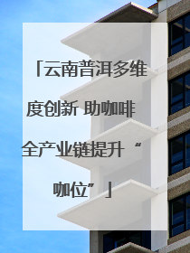 云南普洱多维度创新 助咖啡全产业链提升“咖位”