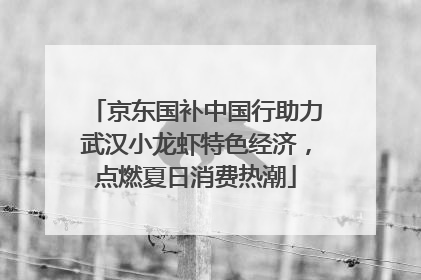 京东国补中国行助力武汉小龙虾特色经济，点燃夏日消费热潮