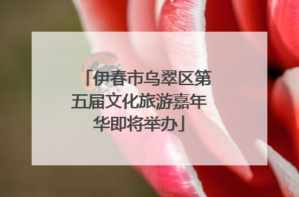 伊春市乌翠区第五届文化旅游嘉年华即将举办