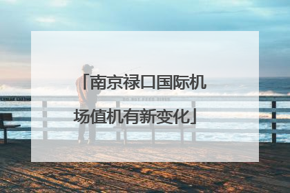 南京禄口国际机场值机有新变化