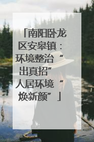 南阳卧龙区安皋镇：环境整治“出真招” 人居环境“焕新颜”