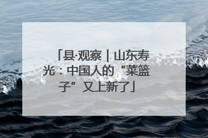 县·观察｜山东寿光：中国人的“菜篮子”又上新了