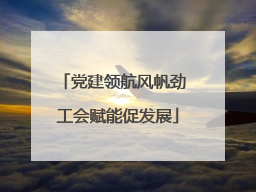 党建领航风帆劲 工会赋能促发展