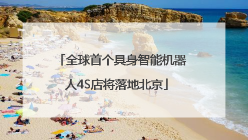 全球首个具身智能机器人4S店将落地北京