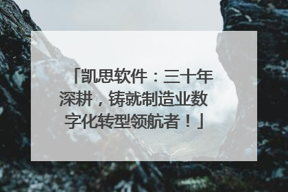 凯思软件：三十年深耕，铸就制造业数字化转型领航者！