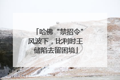 哈佛“禁招令”风波下，比利时王储陷去留困境