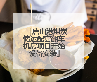 唐山港煤炭储运配套翻车机房项目开始设备安装