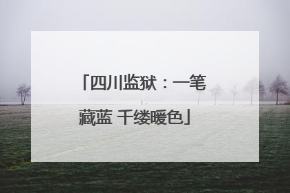 四川监狱：一笔藏蓝 千缕暖色