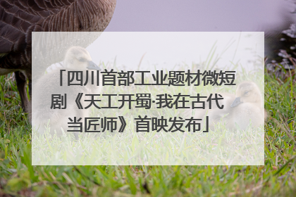 四川首部工业题材微短剧《天工开蜀·我在古代当匠师》首映发布