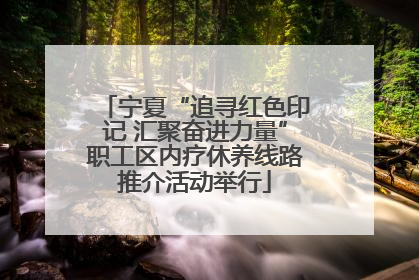 宁夏“追寻红色印记 汇聚奋进力量”职工区内疗休养线路推介活动举行