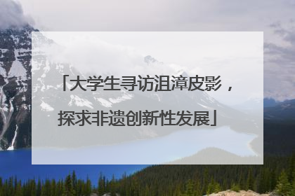 大学生寻访沮漳皮影，探求非遗创新性发展
