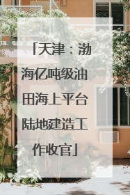 天津：渤海亿吨级油田海上平台陆地建造工作收官
