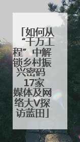 如何从“千万工程”中解锁乡村振兴密码  17家媒体及网络大V探访蓝田