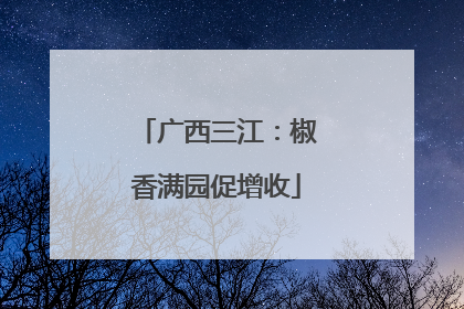 广西三江：椒香满园促增收