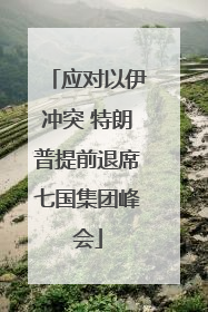 应对以伊冲突 特朗普提前退席七国集团峰会