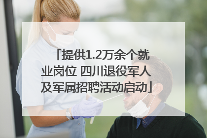 提供1.2万余个就业岗位 四川退役军人及军属招聘活动启动