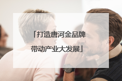 打造唐河金品牌 带动产业大发展