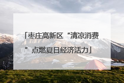 枣庄高新区“清凉消费”点燃夏日经济活力