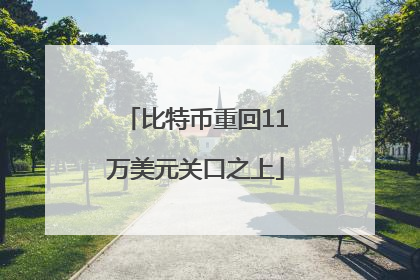 比特币重回11万美元关口之上