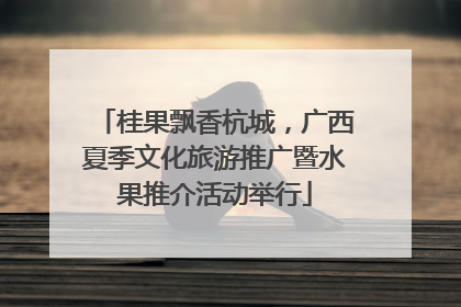 桂果飘香杭城，广西夏季文化旅游推广暨水果推介活动举行