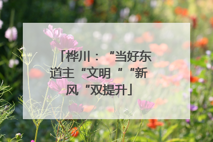 桦川：“当好东道主“文明““新风“双提升