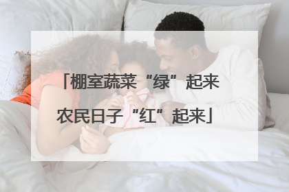 棚室蔬菜“绿”起来 农民日子“红”起来