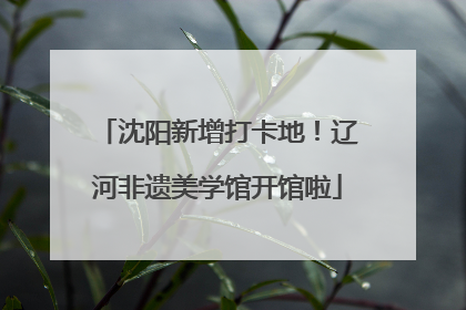 沈阳新增打卡地！辽河非遗美学馆开馆啦