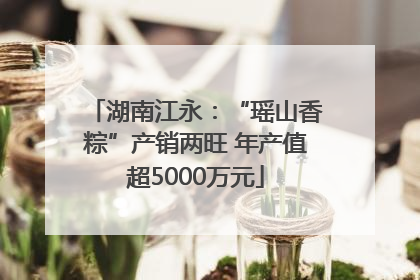 湖南江永：“瑶山香粽”产销两旺 年产值超5000万元