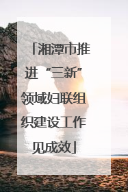 湘潭市推进“三新”领域妇联组织建设工作见成效
