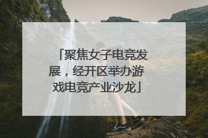 聚焦女子电竞发展，经开区举办游戏电竞产业沙龙