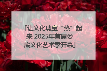 让文化瑰宝“热”起来 2025年首届娄底文化艺术季开幕