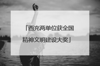西充两单位获全国精神文明建设大奖