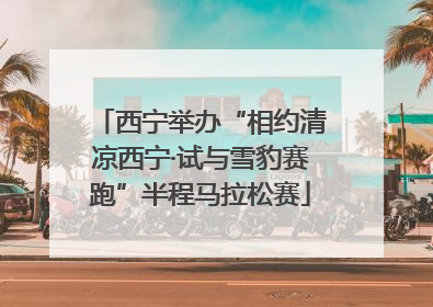 西宁举办“相约清凉西宁·试与雪豹赛跑”半程马拉松赛