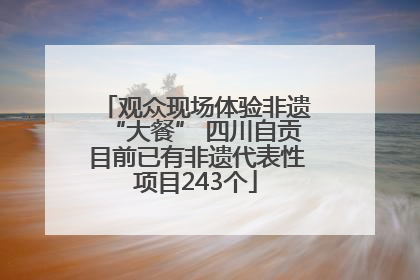 观众现场体验非遗“大餐” 四川自贡目前已有非遗代表性项目243个
