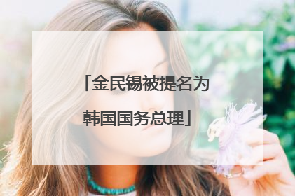 金民锡被提名为韩国国务总理