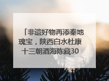 非遗好物再添秦地瑰宝，陕西白水杜康十三朝酒海陈藏30年别具一格
