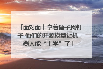 面对面丨拿着锤子找钉子 他们的开源模型让机器人能“上学”了